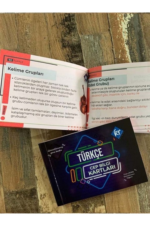 KPSS Türkçe Tarih Coğrafya Vatandaşlık Cep Bilgi Kartları Seti KR Akademi Yayınları
