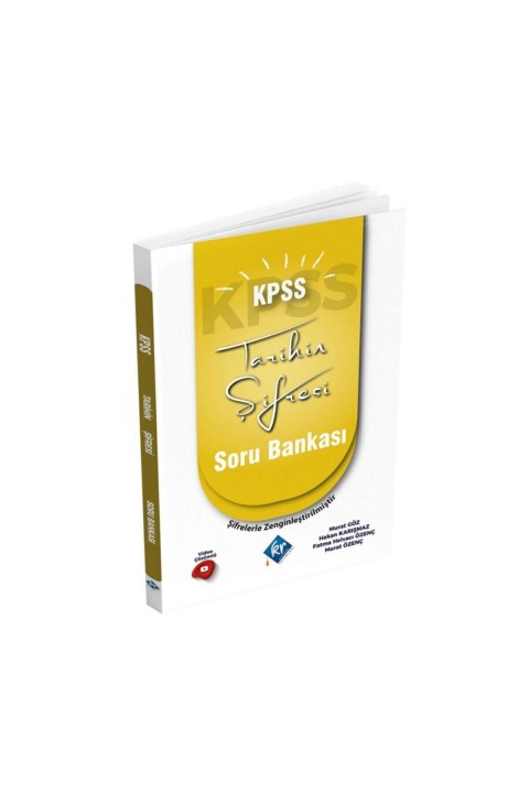 KPSS Tarihin Şifresi Soru Bankası Video Çözümlü KR Akademi Yayınları