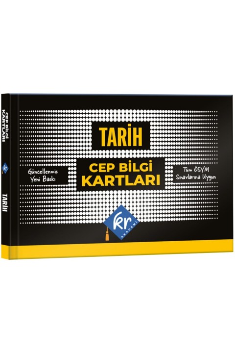 KPSS Tüm Sınavlar İçin Tarih Cep Bilgi Kartları KR Akademi Yayınları