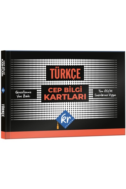 KPSS Tüm Sınavlar İçin Türkçe Cep Bilgi Kartları KR Akademi Yayınları