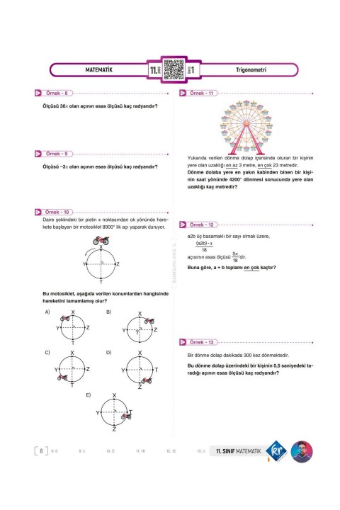 Kenan Kara & Mert Hoca 11. Sınıf Matematik Video Ders Kitabı Akademi Serisi