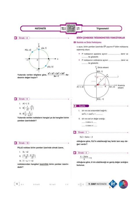 Kenan Kara & Mert Hoca 11. Sınıf Matematik Video Ders Kitabı Akademi Serisi