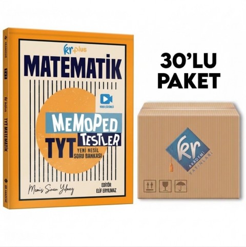KR Plus TYT Memoped Matematik Soru Bankası Okul Paketi (Avantajlı 30'lu)