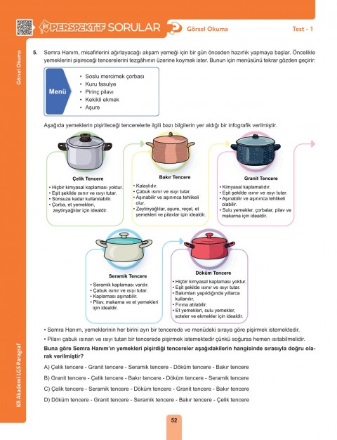 LGS 4X Paragraf Soru Bankası KR Akademi Yayınları