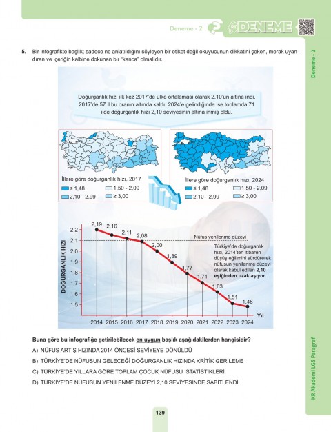 LGS 4X Paragraf Soru Bankası KR Akademi Yayınları