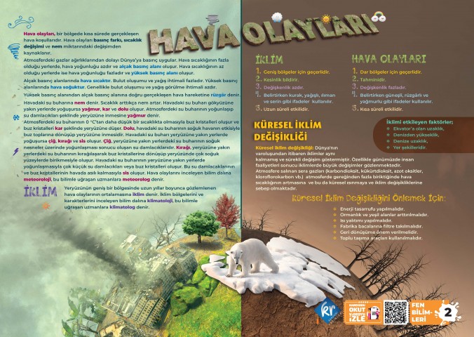 LGS Fen Bilimleri Poster Notları KR Akademi Yayınları