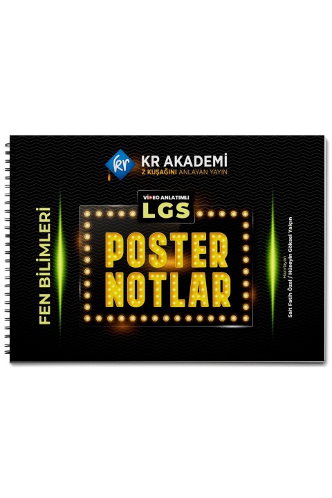 LGS Fen Bilimleri Poster Notları KR Akademi Yayınları
