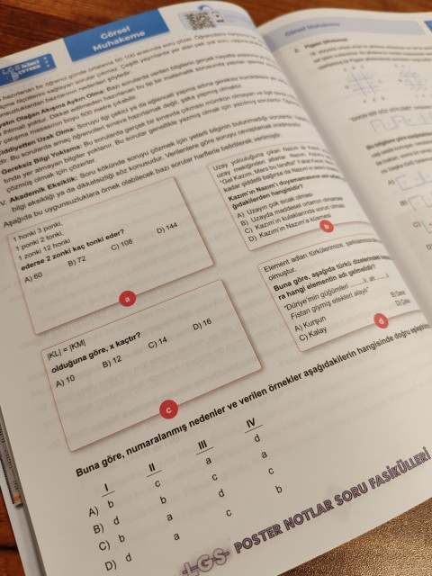 LGS İkinci Çeyrek Poster Notlar Soru Fasikülleri (2. Çeyrek) KR Akademi Yayınları