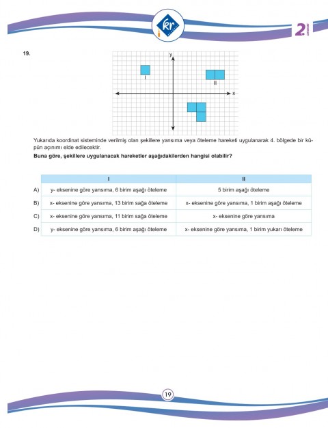 LGS Matematik 12'li Deneme Gerçeğine En Yakın LGS Provası KR Akademi Yayınları