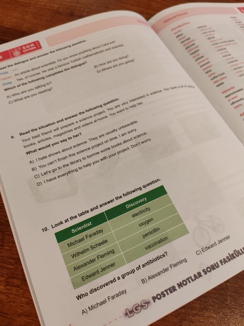 LGS Son Çeyrek Poster Notlar Soru Fasikülleri (4. Çeyrek) KR Akademi Yayınları
