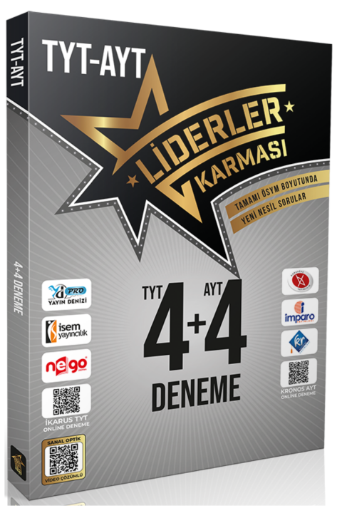 Liderler Karması TYT - AYT 4+4 Deneme Seti