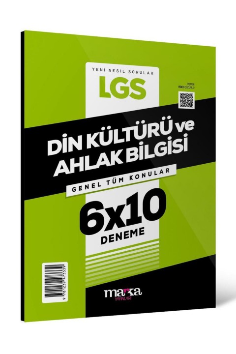 Marka Yayınları LGS Genel Tüm Konular Din Kültürü ve Ahlak Bilgisi 6 Deneme