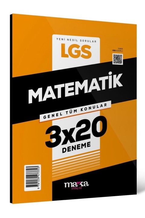 Marka Yayınları LGS Genel Tüm Konular Matematik 3 Deneme