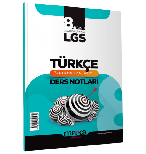 Marka Yayınları 8. Sınıf LGS Türkçe Özet Konu Anlatımlı Ders Notları
