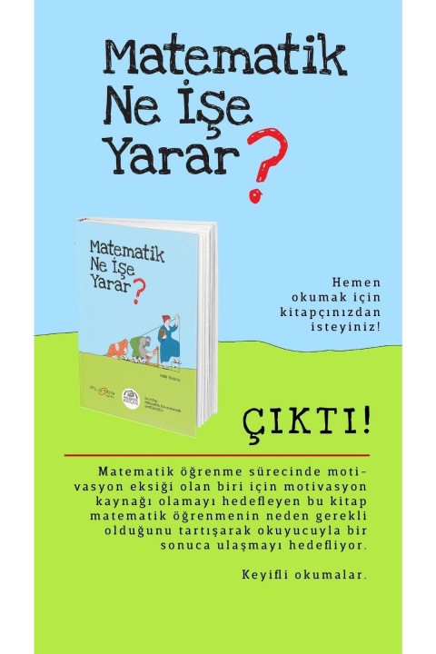 Matematik Karavanı Matematik Ne İşe Yarar? Plüton Yayınları