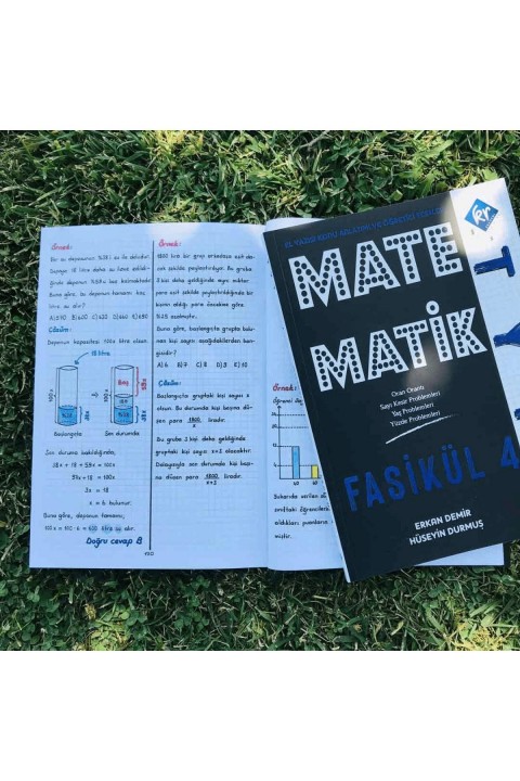 Matematik Temelim Yok Diyenlere Tyt Matematik Öğrenme Fasikül Seti (RENKLİ EL YAZISI 8 KİTAP)