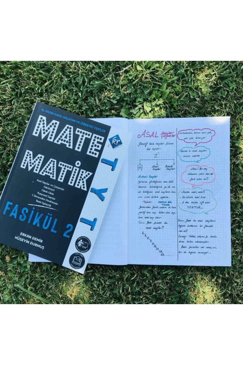 Matematik Temelim Yok Diyenlere Tyt Matematik Öğrenme Fasikül Seti (RENKLİ EL YAZISI 8 KİTAP)