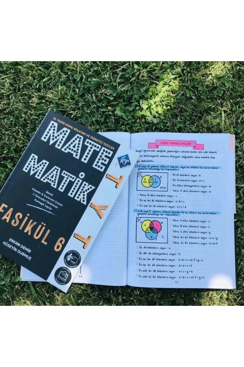 Matematik Temelim Yok Diyenlere Tyt Matematik Öğrenme Fasikül Seti (RENKLİ EL YAZISI 8 KİTAP)