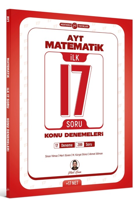 Mert Hoca Yayınları AYT Matematik İlk 17 Soru Konu Denemeleri