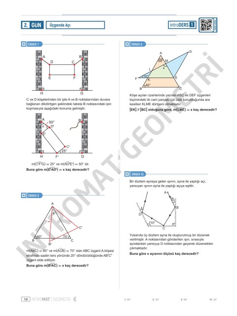 Mert Hoca Yayınları Kenan Kara 15 Günde İntroMat Geometri Video Ders Kitabı