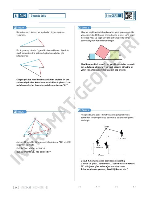 Mert Hoca Yayınları Kenan Kara 15 Günde İntroMat Geometri Video Ders Kitabı