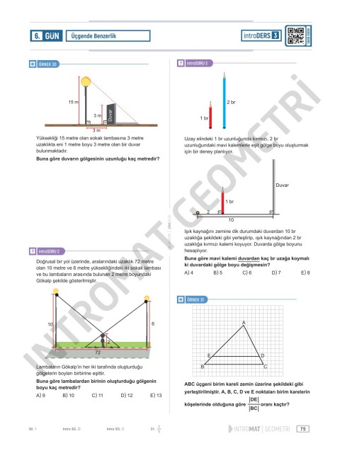 Mert Hoca Yayınları Kenan Kara 15 Günde İntroMat Geometri Video Ders Kitabı