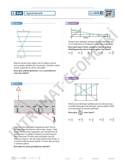 Mert Hoca Yayınları Kenan Kara 15 Günde İntroMat Geometri Video Ders Kitabı