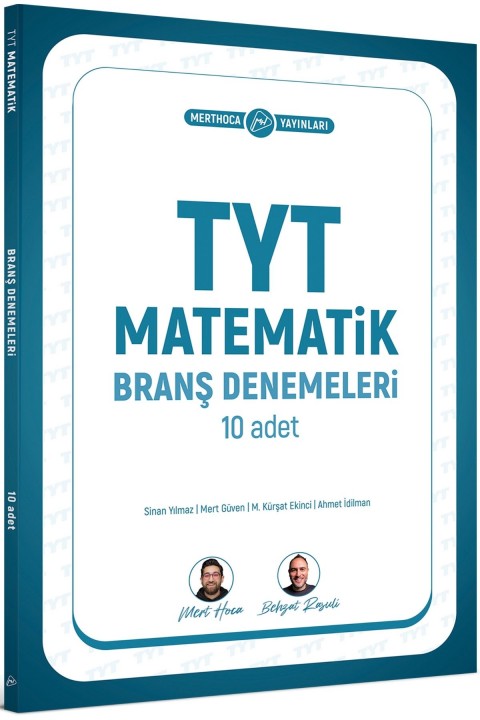 Mert Hoca Yayınları TYT Matematik Branş Denemeleri 10 Adet