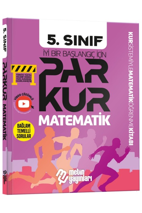 Metin Yayınları 5. Sınıf Parkur Matematik Öğrenme Kitabı