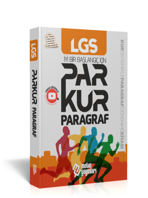 Metin Yayınları LGS Parkur Paragraf Öğrenme Kitabı