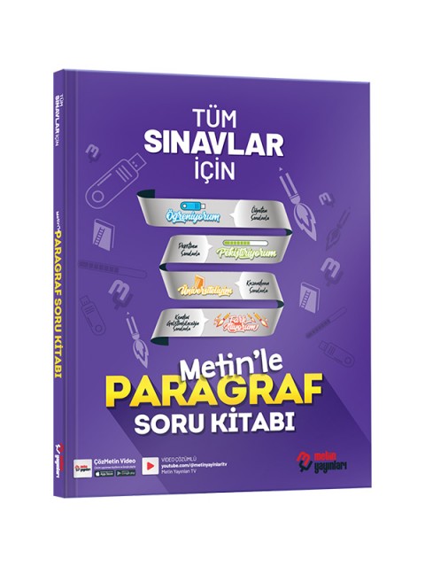 Metin Yayınları Tüm Sınavlar İçin Metinle Paragraf Soru Kitabı
