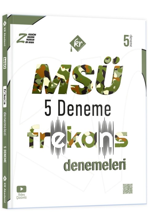 MSÜ 5'li Frekans Denemeleri KR Akademi Yayınları