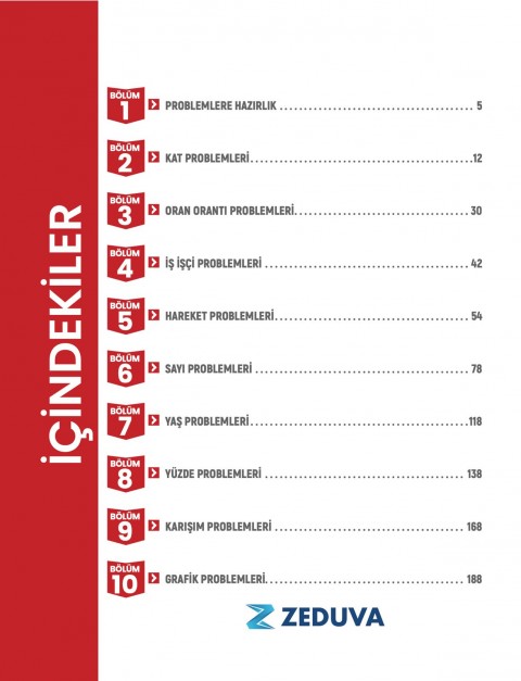 Zeduva Yayınları SML Matematik TYT KPSS AGS DGS 20 Günde Zemin Hazırla Problemler Video Ders Kitabı