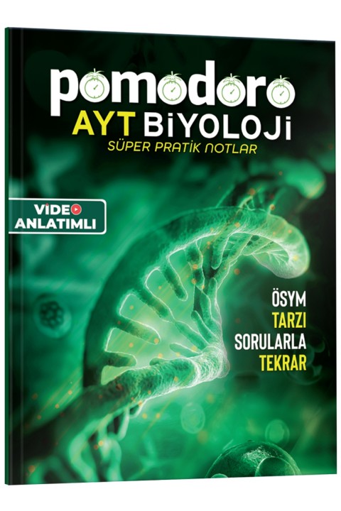 Pomodoro AYT Biyoloji Konu Soru Süper Pratik Notlar