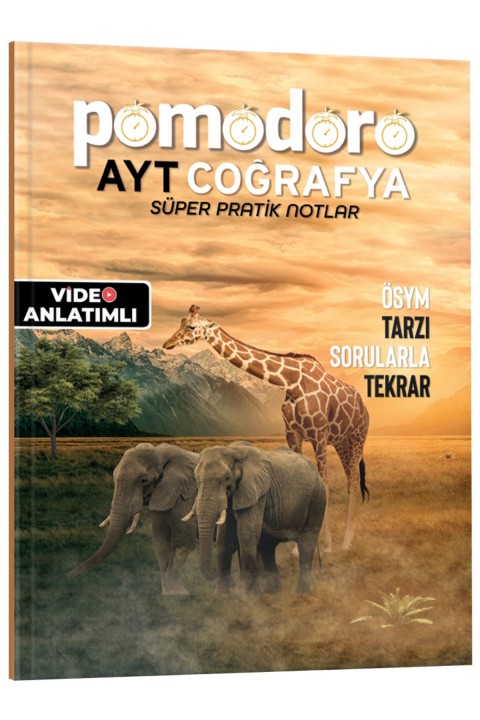 Pomodoro AYT Coğrafya Konu Soru Süper Pratik Notlar