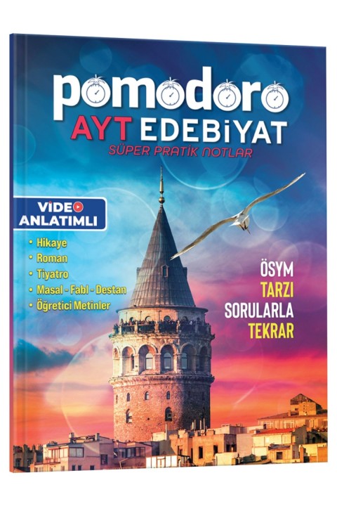 Pomodoro AYT Edebiyat-2 Konu Soru Süper Pratik Notlar