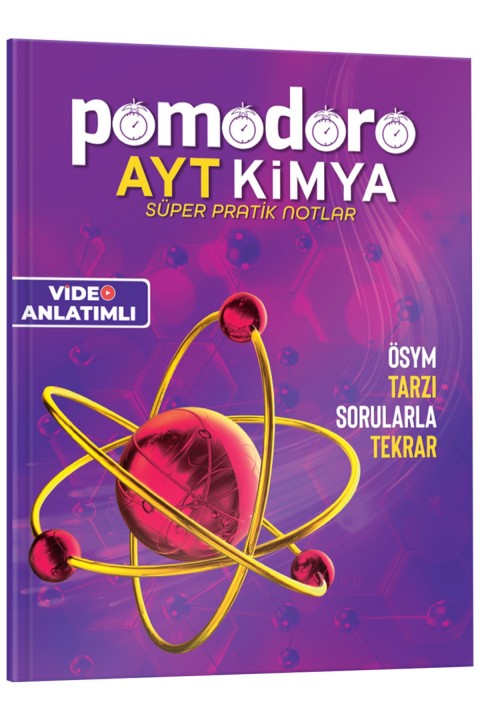 Pomodoro AYT Kimya Konu Soru Süper Pratik Notlar