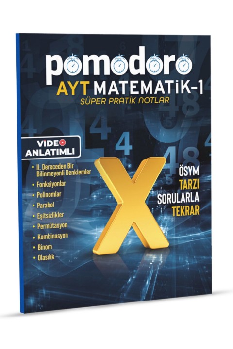 Pomodoro AYT Matematik-1 Konu Soru Süper Pratik Notlar