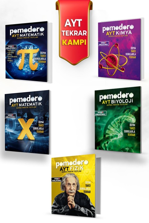 AYT Sayısal Tekrar Kampı Bitirme Seti Pomodoro Yayınları