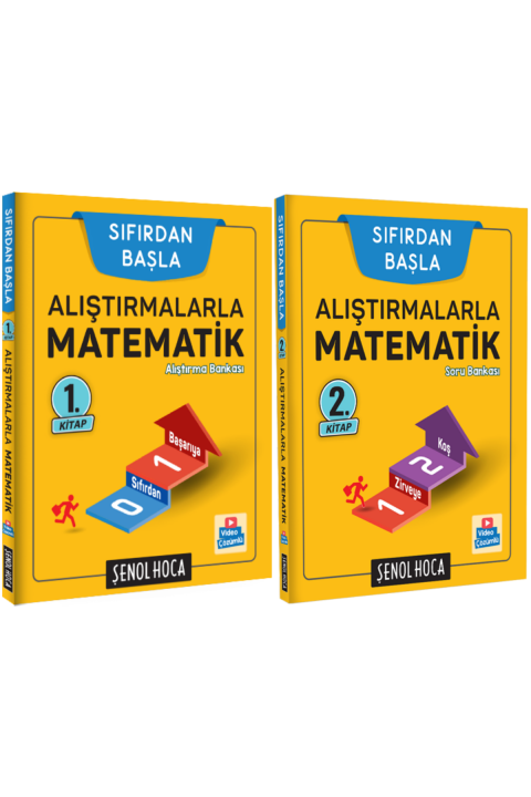 Şenol Hoca Alıştırmalarla Matematik 1 ve  Alıştırmalarla Matematik 2 Kitap Seti