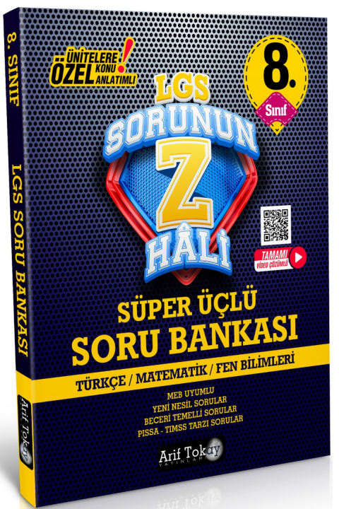 Tokay Yayınları 8. Sınıf LGS Sorunun Z Hali Süper Üçlü Soru Bankası
