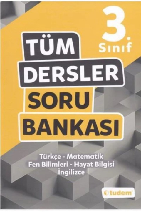 Tudem Yayınları 3. Sınıf Tüm Dersler Soru Bankası