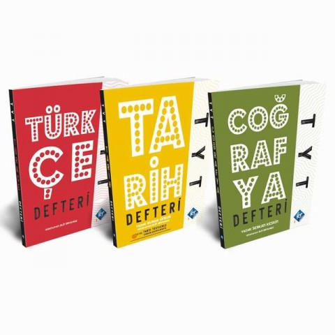 TYT 3'lü Konu Anlatım Defteri Seti KR Akademi Yayınları
