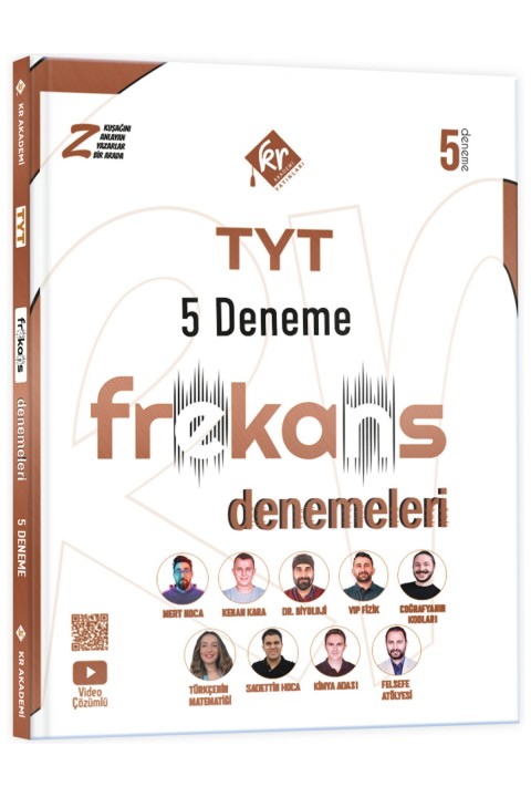 TYT 5 Frekans Denemeleri KR Akademi Yayınları