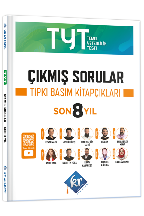 TYT Çıkmış Sorular Son 8 Yıl Tıpkı Basım Kitapçıkları KR Akademi Yayınları TYT Çıkmış Sorular Son 8 Yıl Tıpkı Basım Kitapçıkları KR Akademi Yayınları