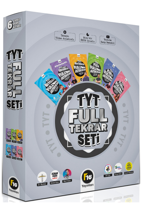 TYT Full Tekrar Seti F10 Yayınları