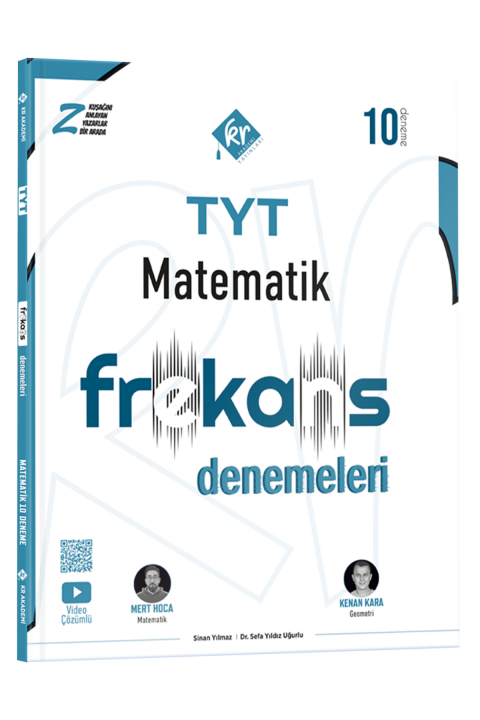 TYT Matematik 10'lu Frekans Denemeleri KR Akademi Yayınları
