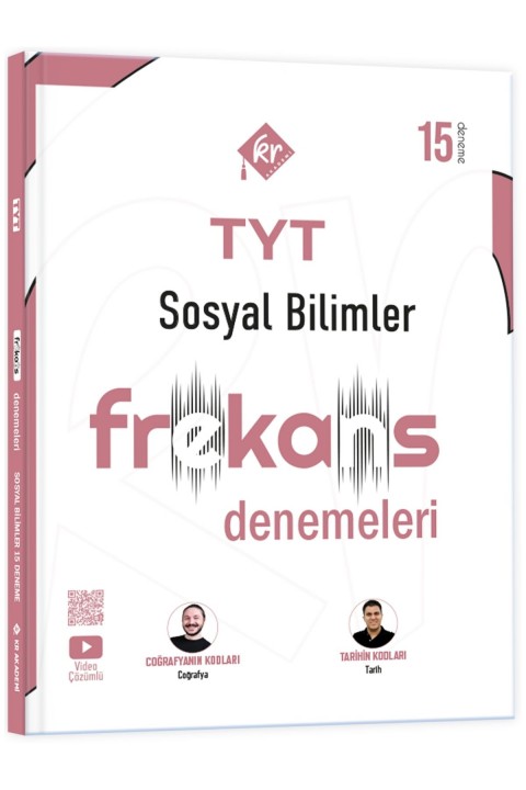 TYT Sosyal Bilimler 15'li Frekans Denemeleri KR Akademi Yayınları
