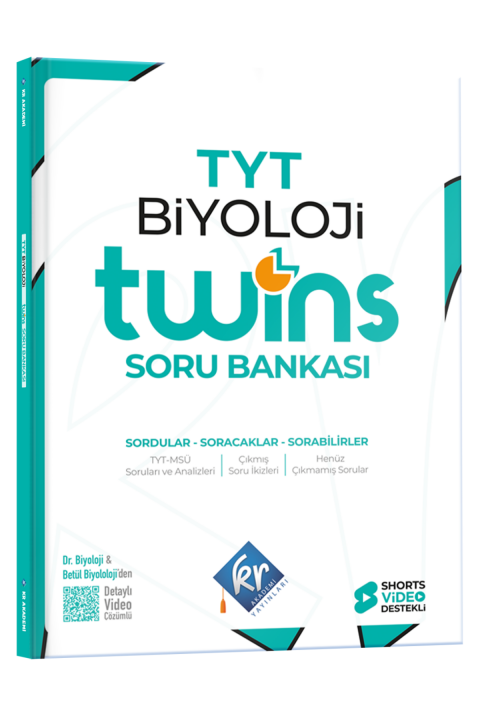 TYT Twins Biyoloji Soru Bankası KR Akademi Yayınları