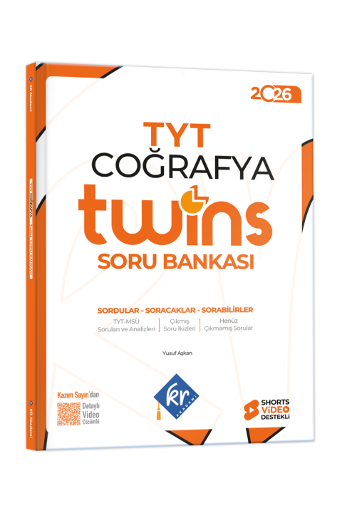 TYT Twins Eşit Ağırlık Soru Bankası Seti KR Akademi Yayınları